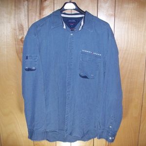 tommy jeans button up